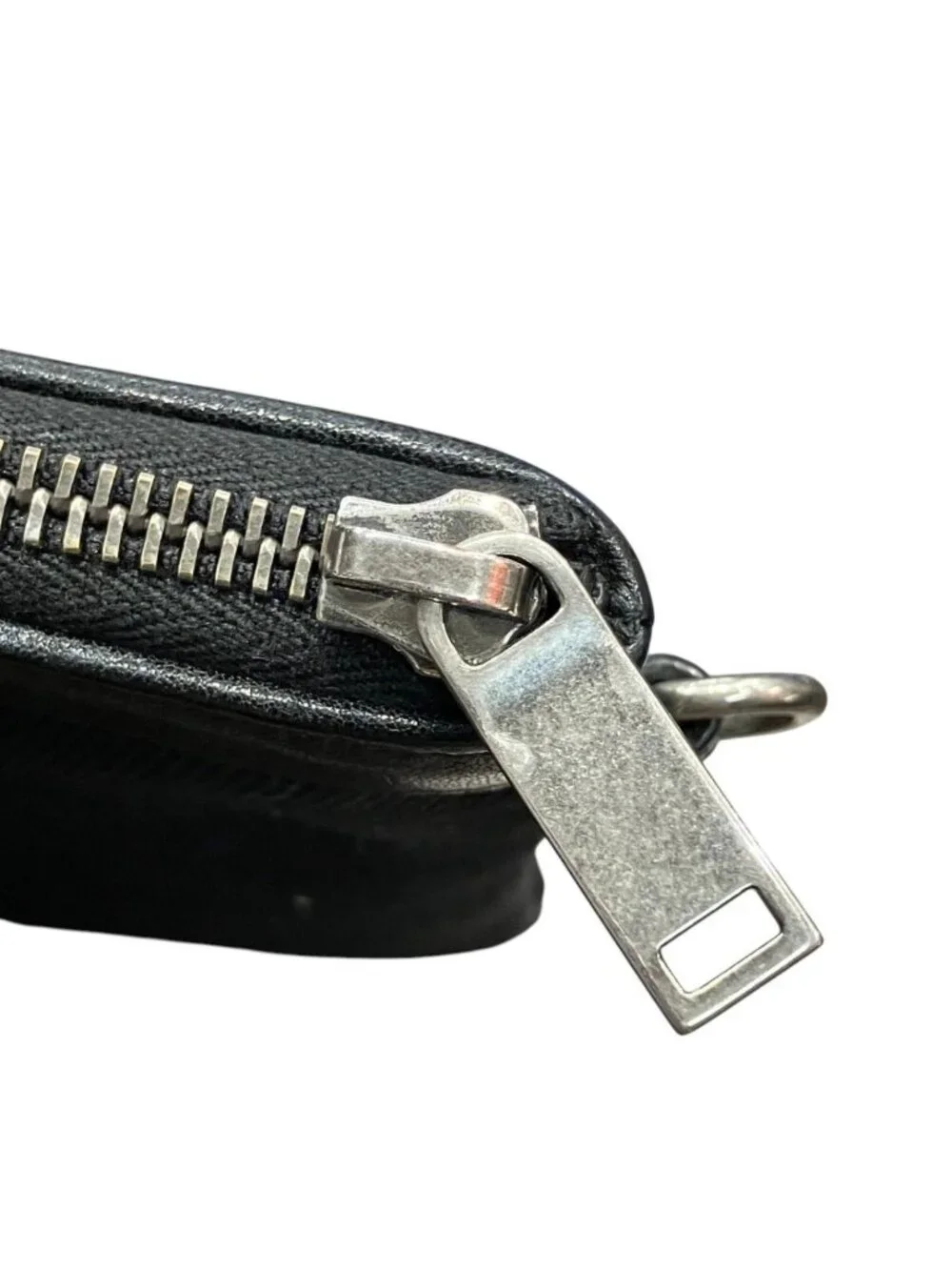Saint Laurent Rive Gauche Clutch Canvas Leather
